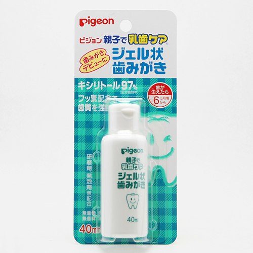 Pigeon Гель для чистки молочных зубов c натуральной сладостью ксилитола, 40 мл
