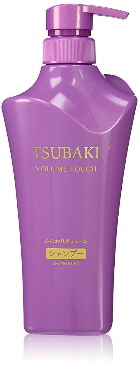 Shiseido TSUBAKI Volume Touch Бессиликоновый шампунь для придания волосам объема