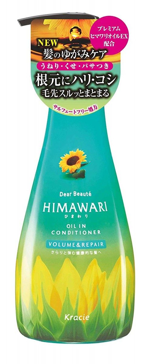 Kracie HIMAWARI Oil In Conditioner Volume&Repair Бальзам для придания объема поврежденным волосам