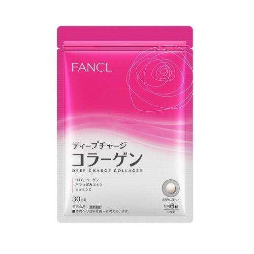 FANCL Deep Charge Collagen Коллаген с розой и витамином С, курс 30/90 дней