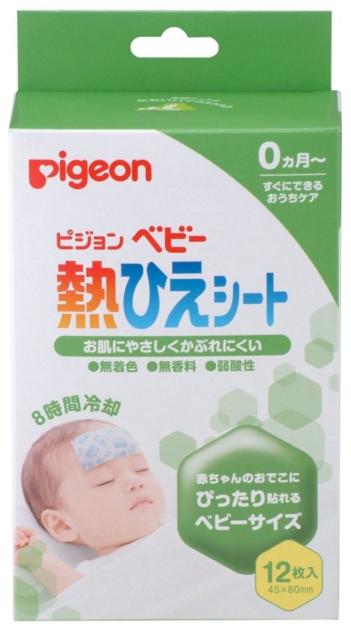 Pigeon Пластырь от температуры для детей с самого рождения, 12 шт.