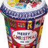 Tirol Choco Christmas Cup Набор ассорти мини-шоколада в новогоднем стакане, 40 шт.