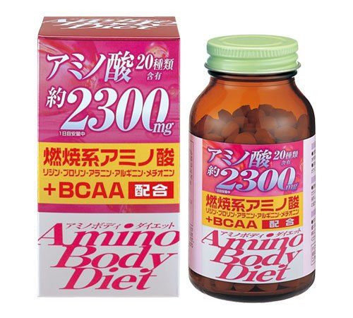 ORIHIRO Amino Body Diet Аминокислоты для идельного тела, 300 табл, курс 25 дней