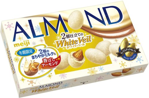 Meiji Almond White Veil Миндаль в белом шоколаде, 59 г