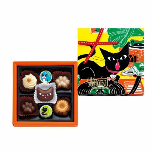 Goncharoff Angege chaton noir Шоколадные конфеты с кошками, 7 шт.