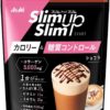 Asahi Slim Up Slim Протеиновый диетический коктейль с коллагеном, витаминами, минералами со вкусом шоколада, 360 г