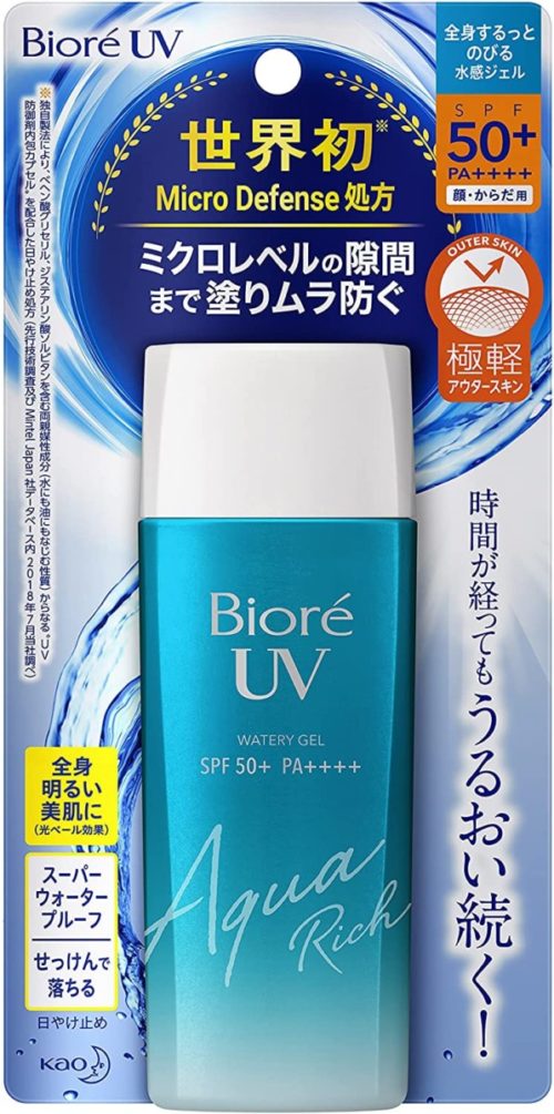 KAO Biore UV Aqua Rich Watery Gel Солнцезащитный гель для лица и тела